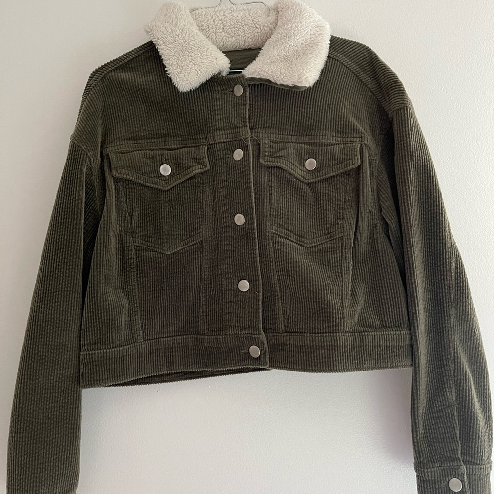 GREEN CORDUROY JACKET